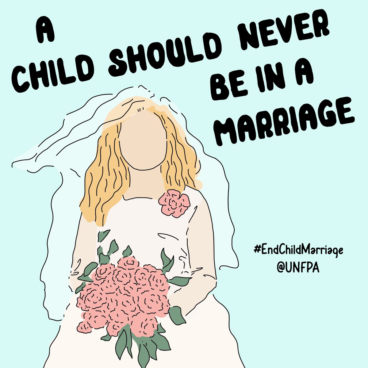 A child should never be in a marriage.