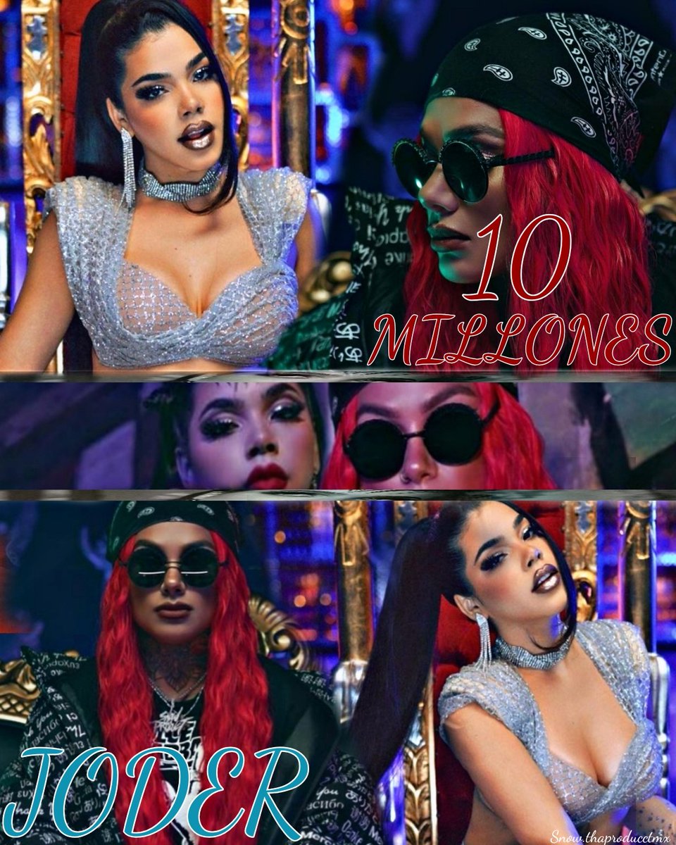 thaproducctmx's tweet photo. "JODER" AH SUPERADO LOS 10 MILLONES DE VIEWS EN YOUTUBE 🥳🥳🥳🥳🥳 @keniaos @SnowThaProduct #snowthaproduct #KeniaOs https://t.co/cqZU38y76I