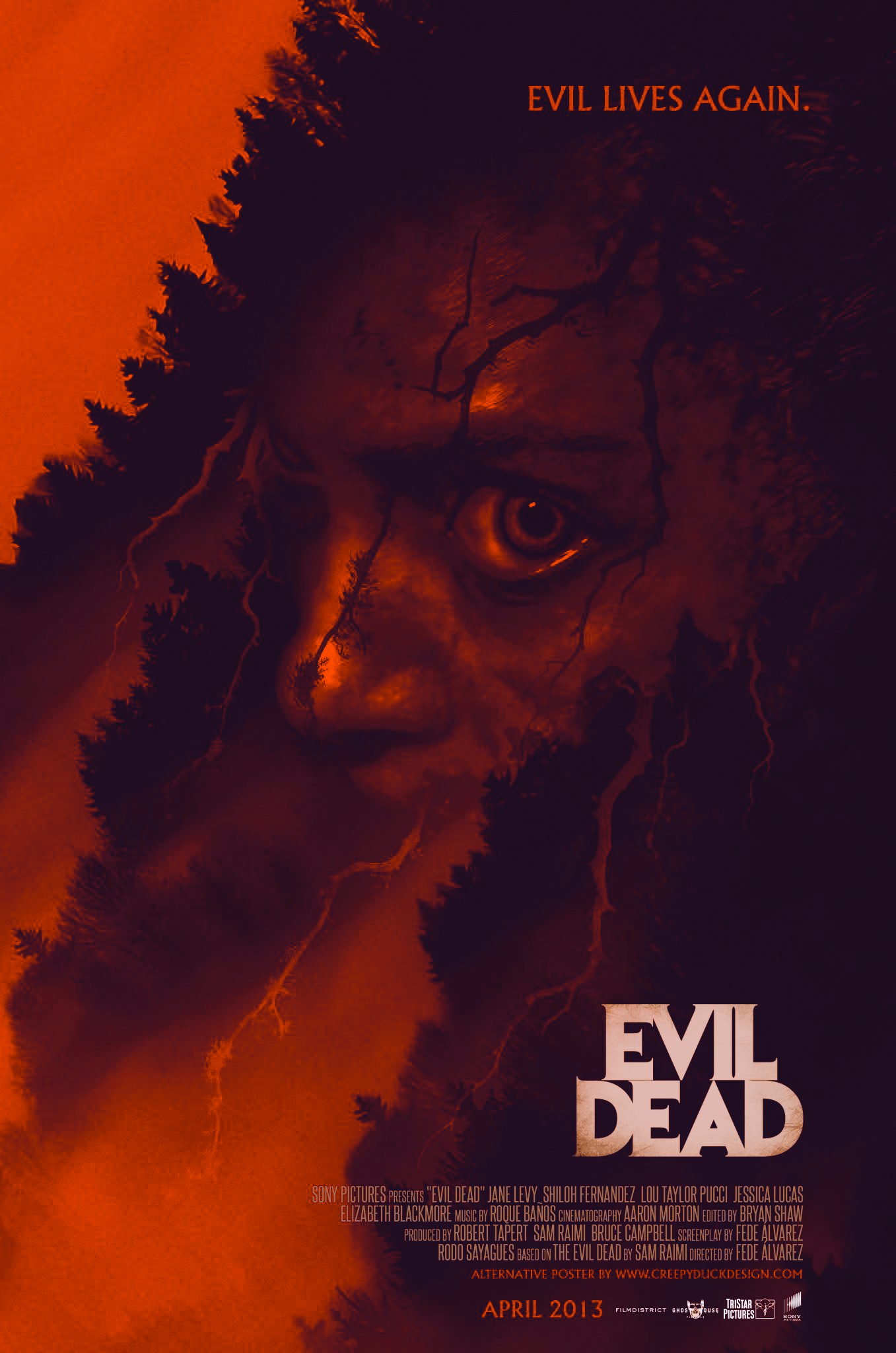 Official 'Evil Dead Rise' Poster from Creepy Duck Design Drenches the Cast  in Blood - Bloody Disgusting