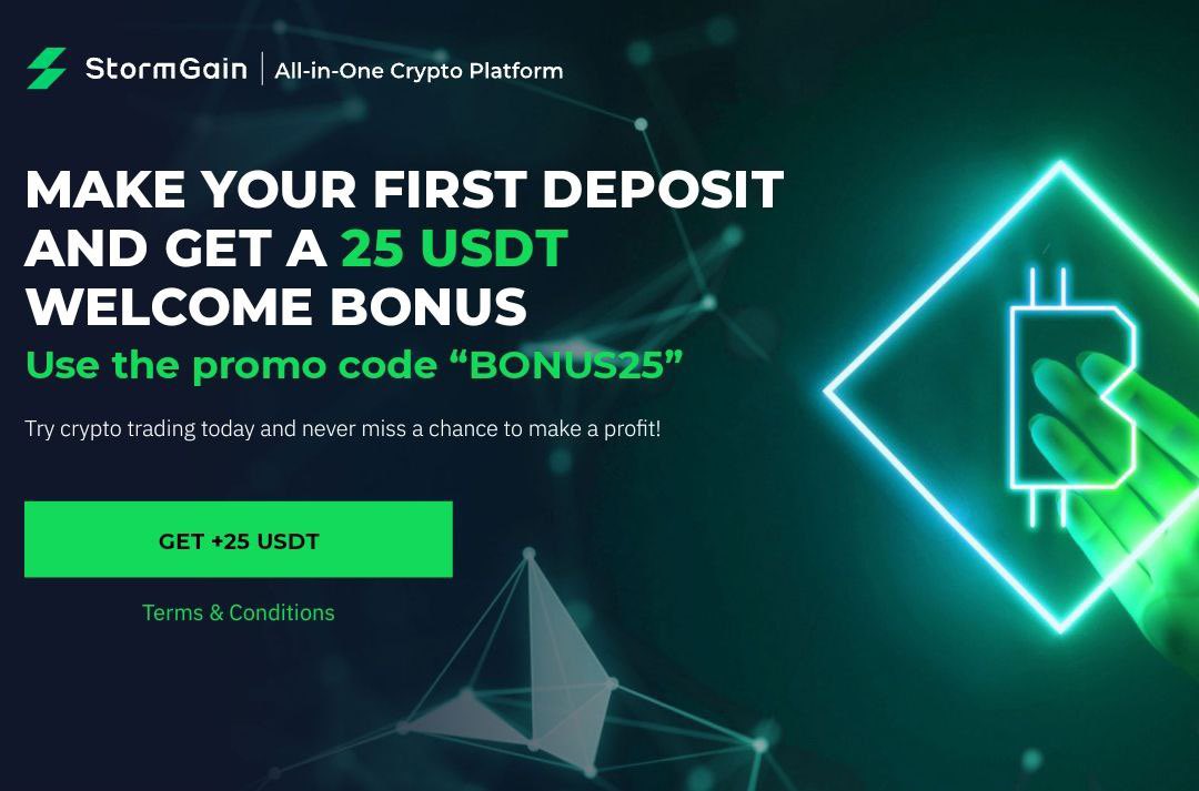 CryptoMutant's tweet photo. Hot Airdrop!! StormGain is airdropping 25 USDT to new users who create an account at the platform. Enter the promo code “BONUS25” while signing up and make a deposit of at least 100 USDT to the trading account to receive the bonus. Hurry up!👇

https://t.co/U4zx8ZHCuQ

#Airdrop https://t.co/fjpb2YHRek