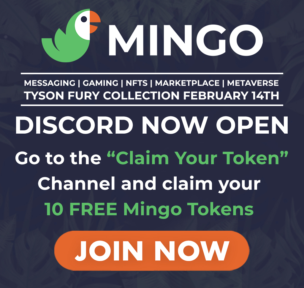 mingoapps's tweet photo. *** Announcement ***

We're excited to build a community &amp; bring this project to the world together.

To celebrate, we're giving away 10 FREE Mingo Tokens to all who join our Discord. 

Claim yours, follow the link below! 

JOIN NOW -> https://t.co/l2j3QhsAVI

#nft #crypto #HBAR https://t.co/nQ0Jko2yyi