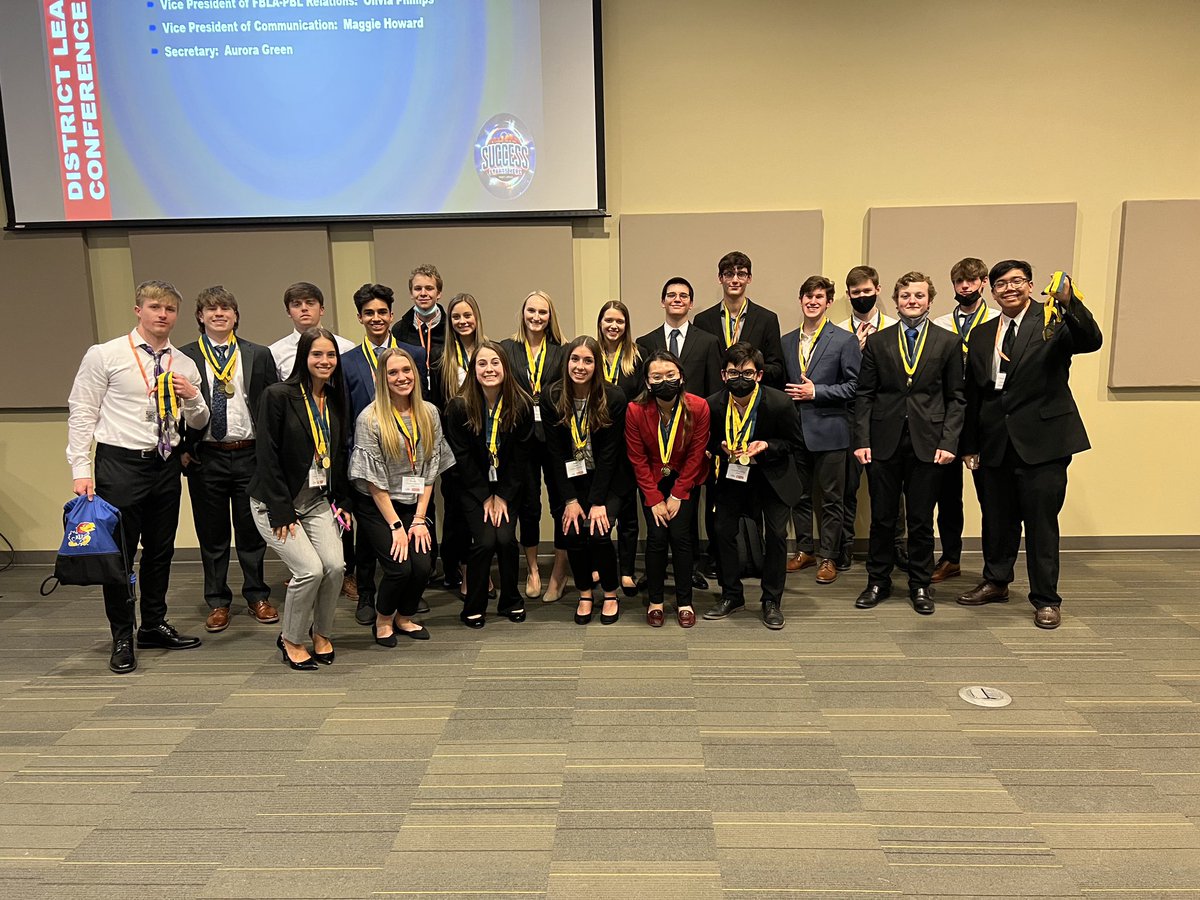 titanfbla's tweet photo. Congrats to LSW FBLA members for their success at districts! Many members are moving onto State in April! https://t.co/P8Xqj84egJ