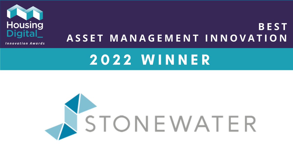 The award for the Best Asset Management Innovation goes to @StonewaterUK! 

🌟 Sponsored by <a href="/ROCCHousingTech/">ROCC Housing Tech</a> 🌟

#HousingDigitalAwards