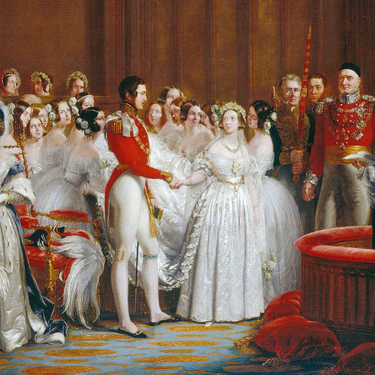 The wedding of Queen Victoria and Prince Albert - 10 February 1840 #QueenVictoria #PrinceAlbert #VictoriaandAlbert