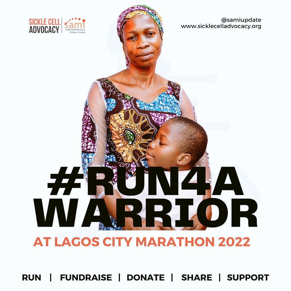 IamPeterOsikoya's tweet photo. If the race never stops, the life of someone living with SCD should not stop.

We're at Access Bank Marathon 2022 to raise funds to place warriors on HMO this year.

Every kilometer should count for money.

Kindly support by donating 
 https://t.co/gSBBiYuY0s

#Runforawarrior https://t.co/4wUYmBGRCl