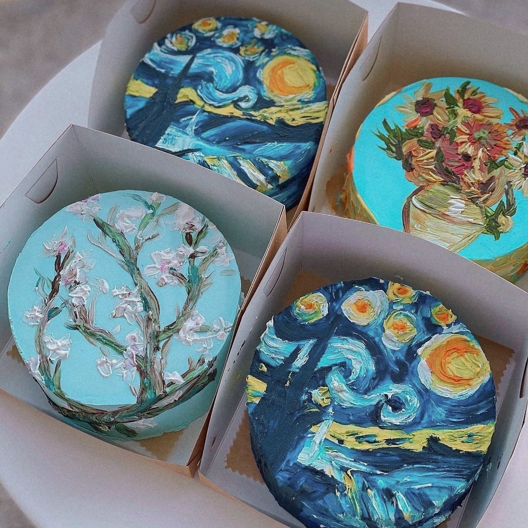 AngelsWhisperr's tweet photo. Art Inspired Cakes https://t.co/kfcCBw87F5