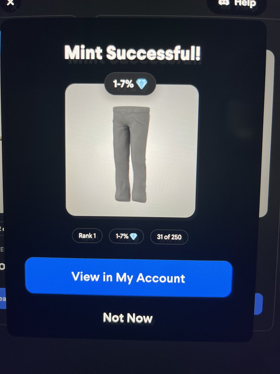 Pepon2633's tweet photo. @DecentralGames 
Thank you for a smooth mint today! The auto refresh worked flawlessly. 

Looking to delegate two wearables.

Follow, retweet, tag a friend, and DM me. First two who I can confirm will get a chance at the wearables. Looking for long term delegates. https://t.co/LFsv44im1h