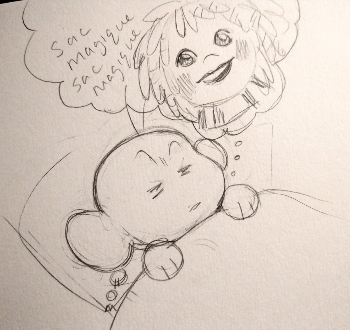 spookdoodles's tweet photo. woke up with the Tots TV theme in my head the other day but only the bit where Tilly says "sac magique" and now it's ingrained itself in my head and I keep muttering it to myself https://t.co/mSQFvv691R