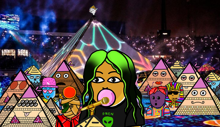 ThePyramidGang's tweet photo. Last night was crazy! We had @billieeilish from the @PharaohFrens perform in the Pyramid Land in a VIP event hosted by the #PyramidGang. Retweet and spread the word and maybe you'll get a ticket in your inbox for our next upcoming big party. Pyramids 🤝 Pharaohs https://t.co/r1cwCj81CO