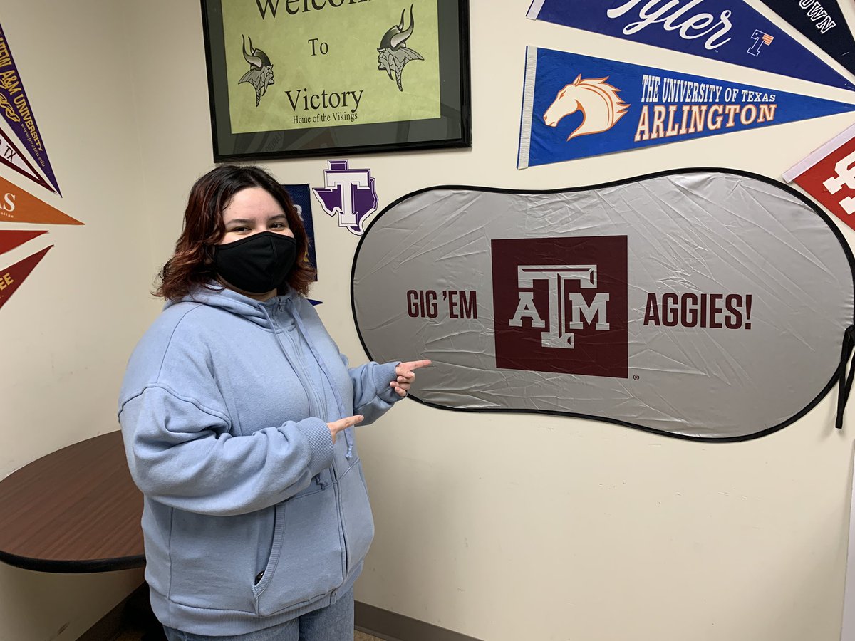 Victory Go Center (@vicgocente_aisd) on Twitter photo Howdy! Gig’em! Emily has been accepted to Texas A&M University!!! We are so proud of you, Emily!!! <a href="/VictoryECHS/">VictoryECHS</a> <a href="/Counseling_AISD/">Aldine Counseling</a> #Aldine2College Howdy! Gig’em! Emily has been accepted to Texas A&M University!!! We are so proud of you, Emily!!! <a href="/VictoryECHS/">VictoryECHS</a> <a href="/Counseling_AISD/">Aldine Counseling</a> #Aldine2College
