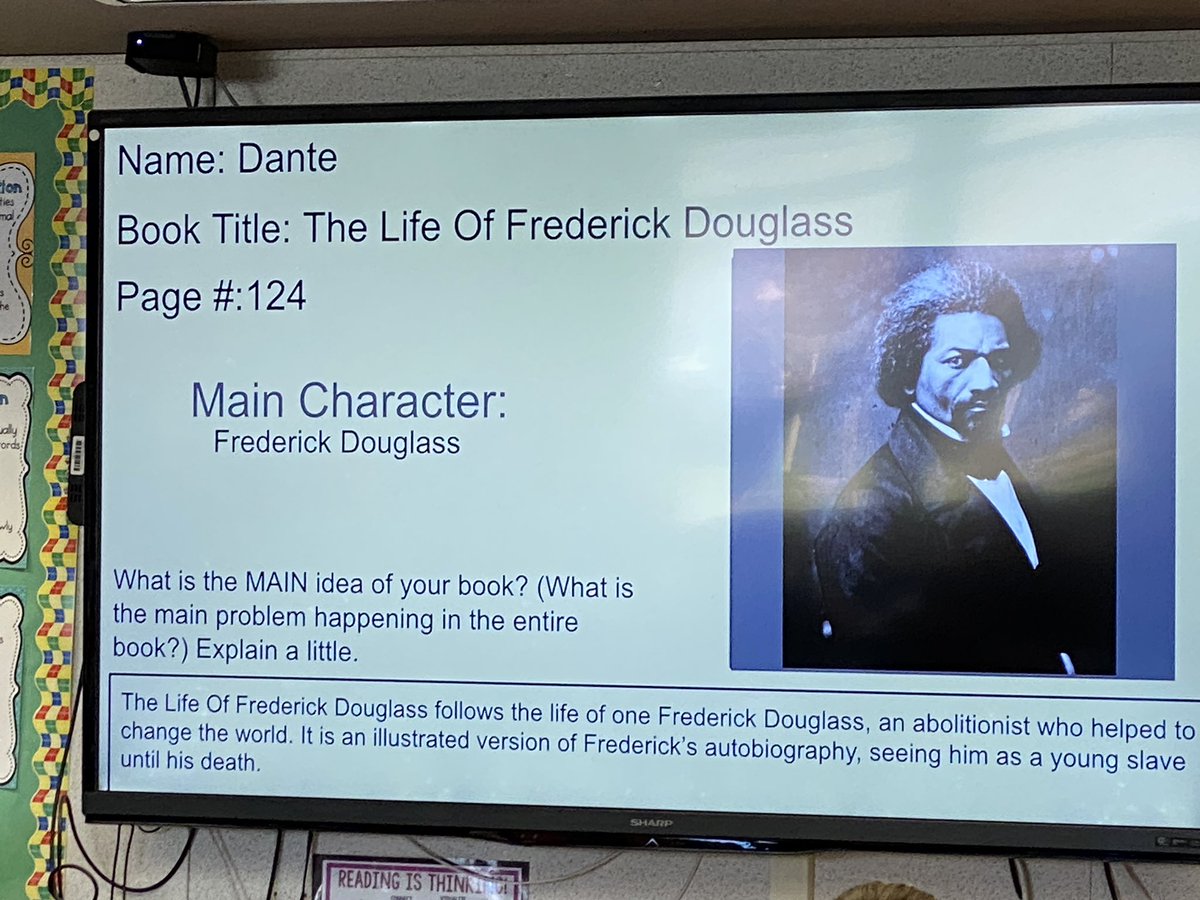 LeslieLong67's tweet photo. We hadn’t done a #BookAKucha @Eduprotocol in a while, so today we did Main Idea. #USDLearns #LietzPride https://t.co/gthJxQOyKQ