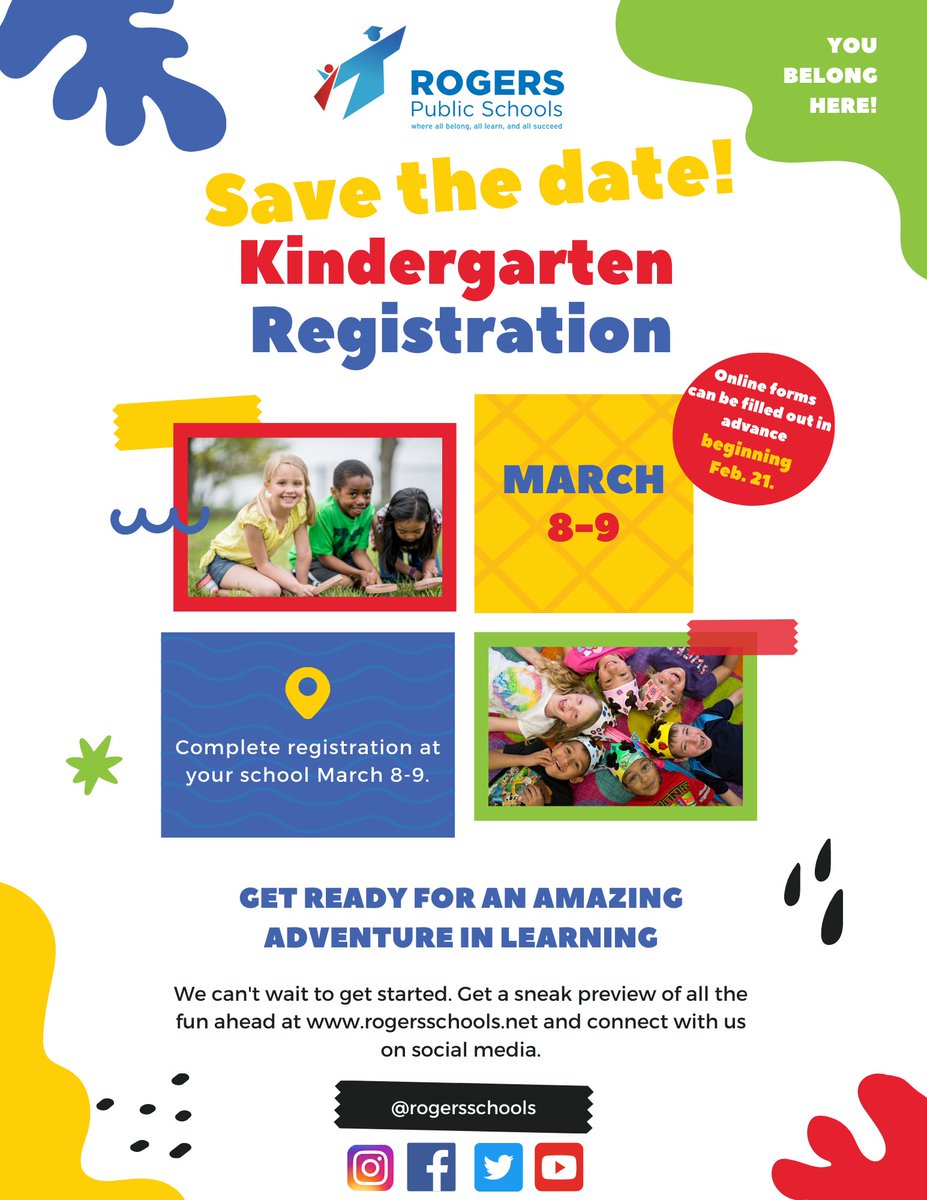 Looking forward to meeting our new kindergartners March 8-9! 😃