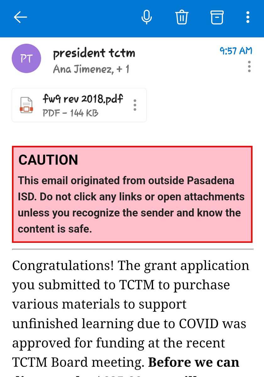 Anajimenez08A's tweet photo. I'm beyond excited!! I got an email today from TCTM notifying me that my grant was approved. Counting Collections Library coming soon ๐ค๐๐ฆ #FreemanMathematicians #TCTM #PISDMathChat https://t.co/X7GeObL5sr