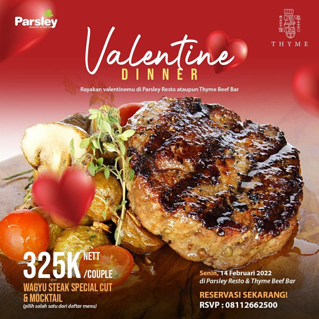 Valentine dinner mau di mana?