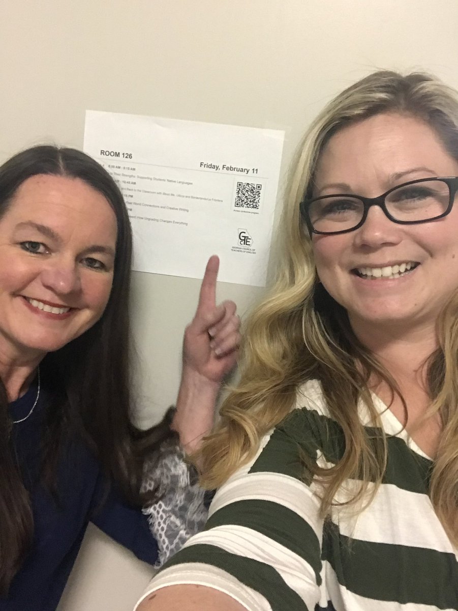 AnhscottScott's tweet photo. Having fun at the GCTE! Ready to present Recharging Student Spark tomorrow. @NinaAdair5 https://t.co/V1Kl9BYGe7