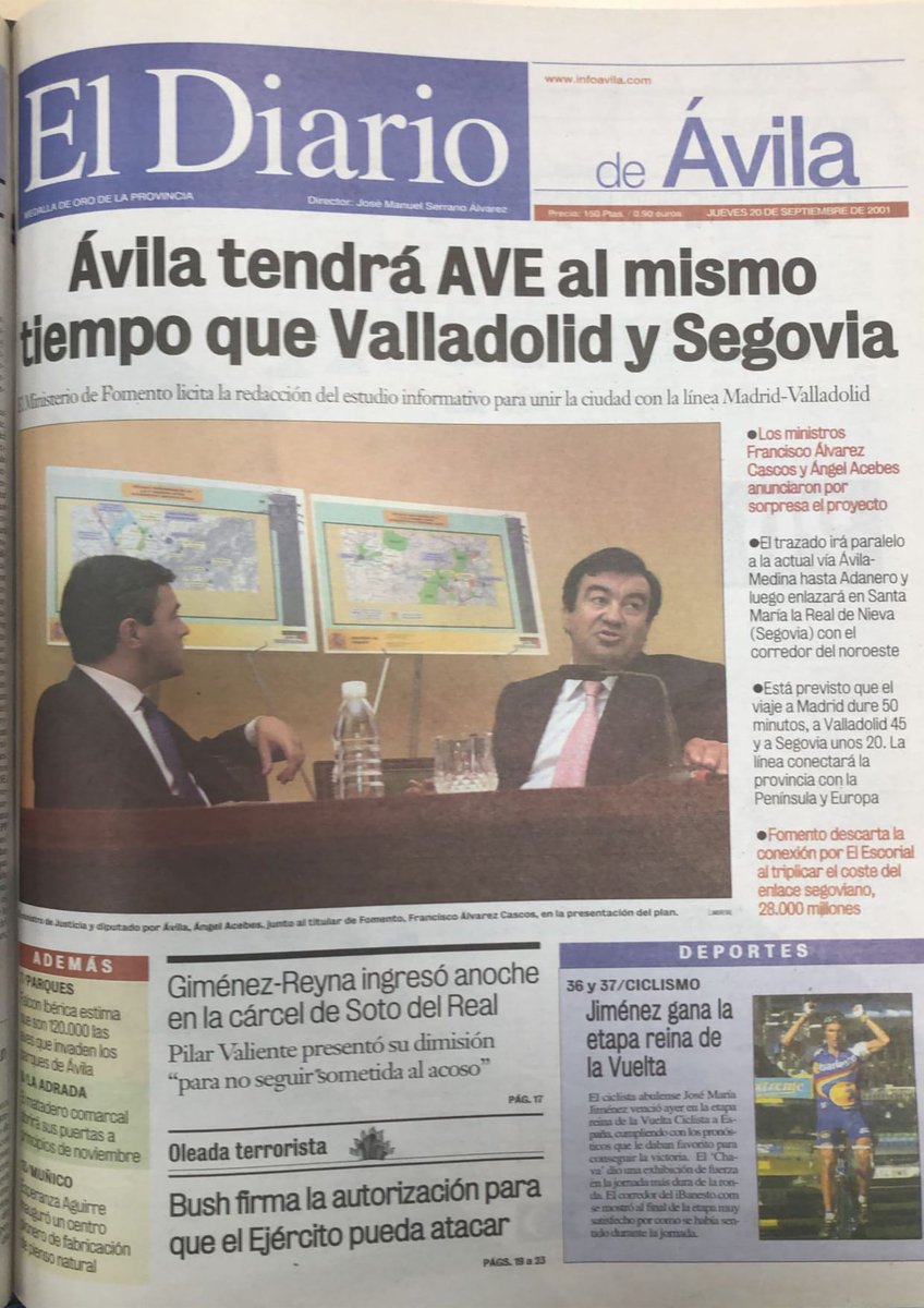 Si queremos industria, necesitamos mejorar también las comunicaciones.
Porque por mucho que se promerieta hace 20 años, seguimos exactamente igual.

#LoPrimeroÁvila 🥩
#La8AvilaDebate