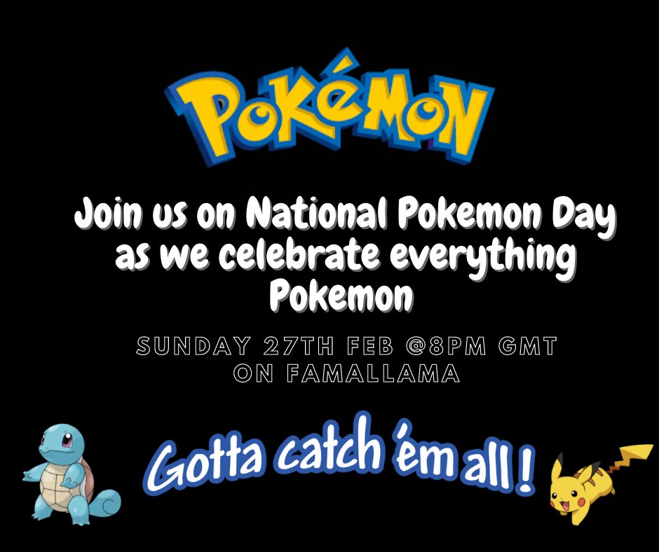 Famallamas's tweet photo. Our Build Team have been working on a very special event for everyone to enjoy. So if you like Pokemon, Famallama is the place to be on Sunday 27th Feb at 8pm GMT.#gottacatchemall #pokemon #minecraftpokemon https://t.co/XAalDQCwLj