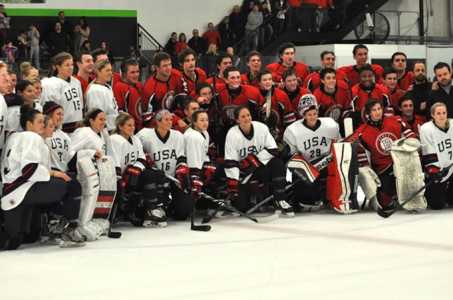 BenetHkyVarsity's tweet photo. TBT 2015 USWNT v Benet Varsity #greatdayredwingnation https://t.co/Uz9aF4m2Vz