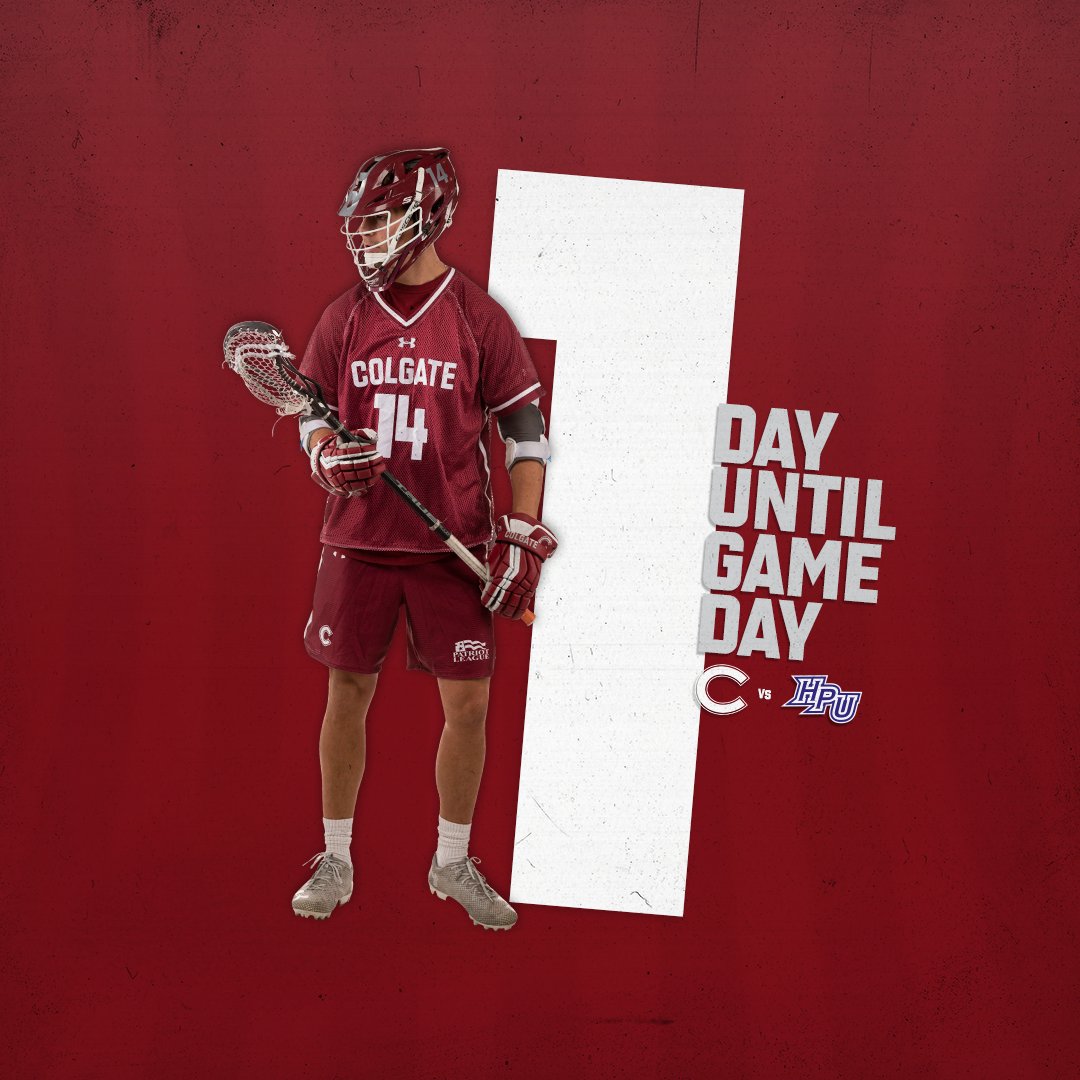 ColgateMLax's tweet photo. ONE. MORE. SLEEP.

#GGG https://t.co/EaoiNxPMMS
