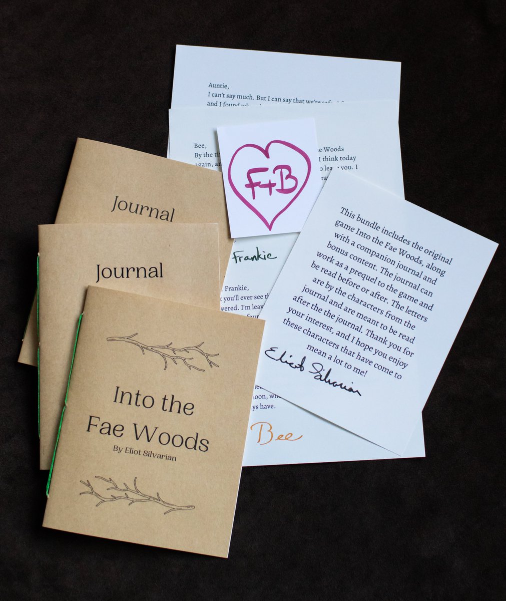 eliotthecrow's tweet photo. Giveaway time!! This Into the Fae Woods game bundle is launching Saturday, but you have to chance to win one first! Winner will be chosen Saturday.

To enter:
🌿 Like
🌿 Follow
🌿 Retweet (not quote retweet!)

See below for more details! #indie #TTRPG #ZiMo https://t.co/oFxJiP61Qm