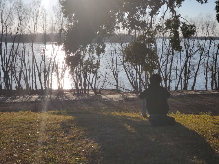 SouthernU_BR's tweet photo. #BluffStuff: It's something about this sunset that brings so much peace 🧘🏿. #WeAreSouthern #SouthernUniversity #JaguarNation #TeamSU #Thursday https://t.co/AUyChKgWJr