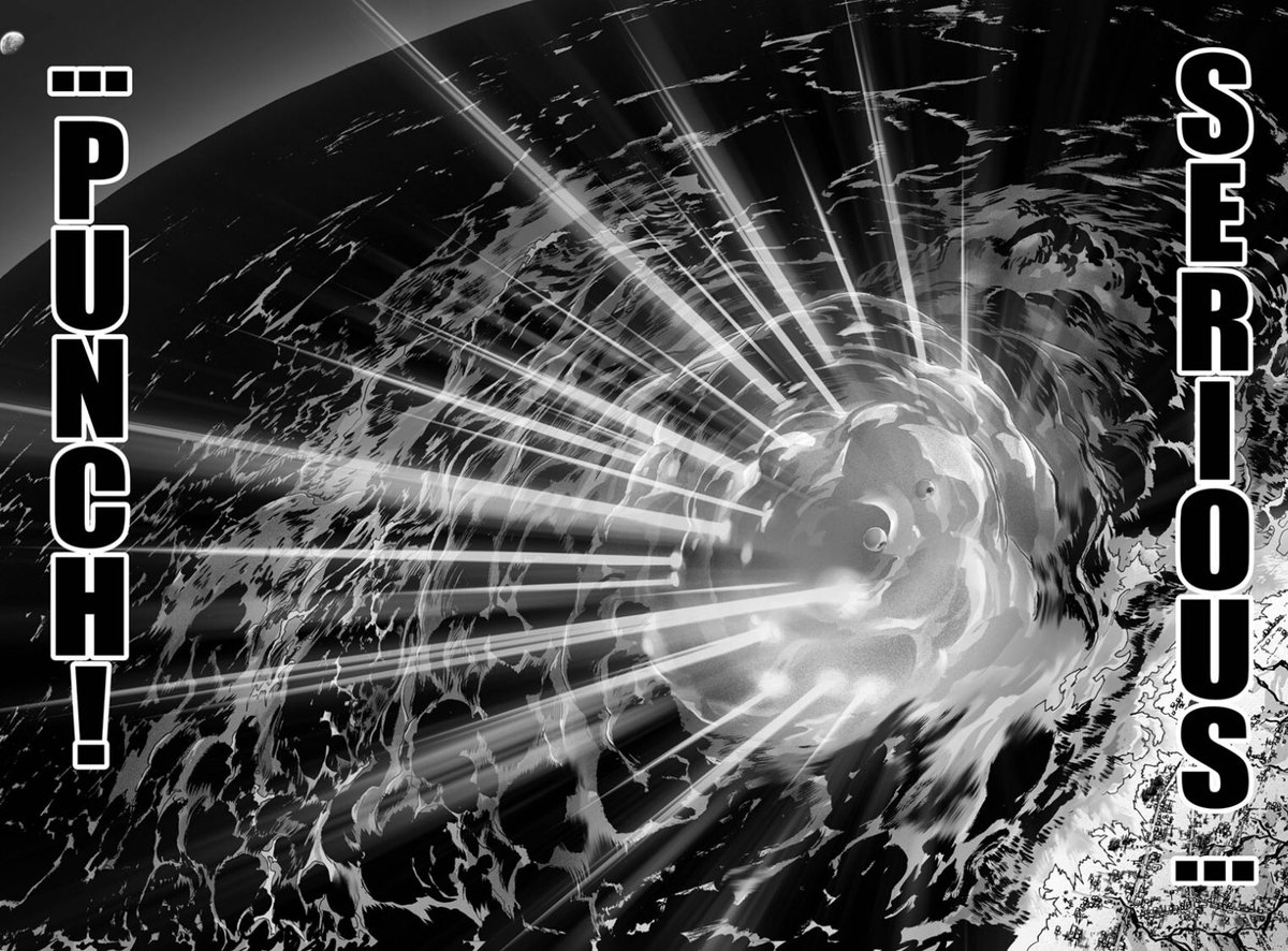 jabstorm's tweet photo. One Punch Man really has the best art in all of manga man Murata just casually dropping it like it’s nothing #opm155 https://t.co/iSuHlHXq2h