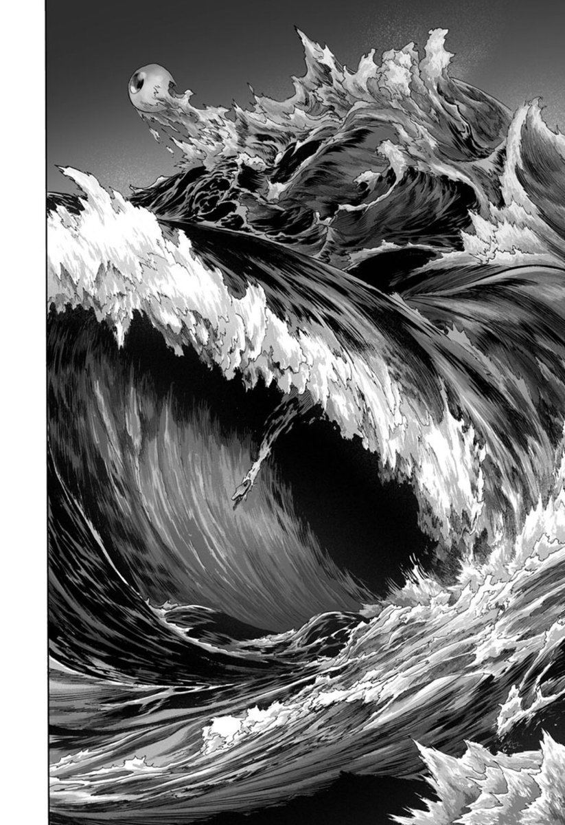 jabstorm's tweet photo. One Punch Man really has the best art in all of manga man Murata just casually dropping it like it’s nothing #opm155 https://t.co/iSuHlHXq2h