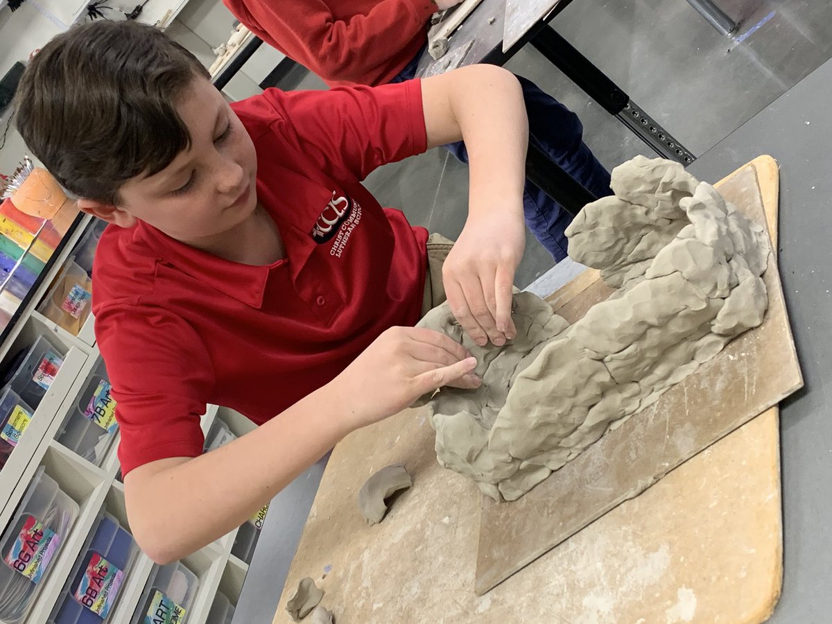 Another great day of ceramics club! High levels of creativity. <a href="/CCLSChargers/">CCLS - St. Louis</a> #arted #arteducation