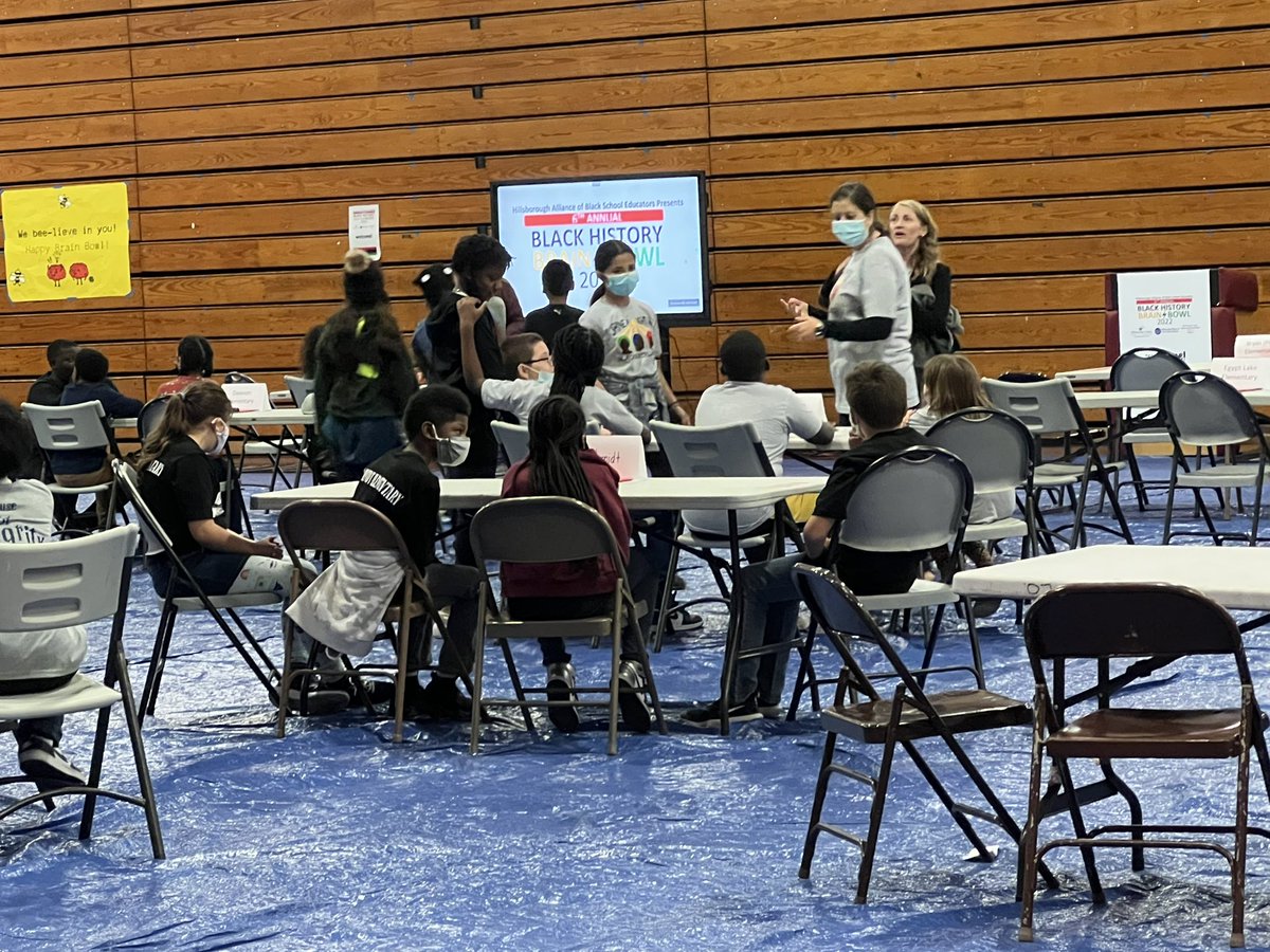 SchmidtSailors's tweet photo. We are so proud of the hard work and time our Black History Brain Bowl team put in. We didn’t place but had so much fun learning. Congrats to all the winners! @HABSEconnects @HillsboroughSch https://t.co/aVmed01Jpa