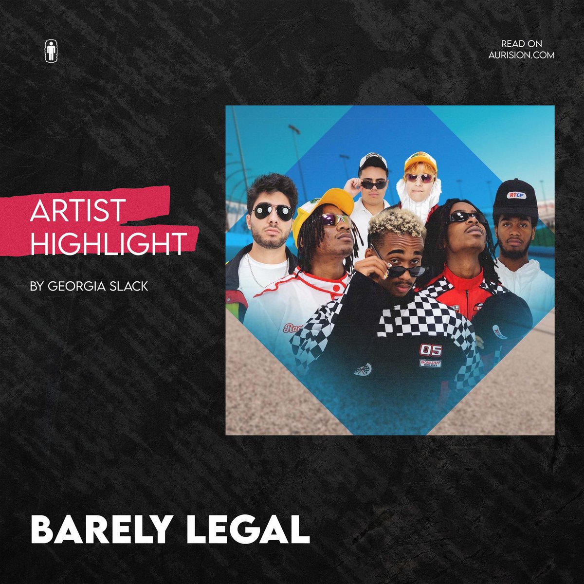 Aurisi0n's tweet photo. Exploding onto the hip-hop scene, Florida-
based collective Barely Legal consists of 8 members
whose energy and enthusiasm is distinguishing them
from others. 
•
Hit the link in our bio to read the full write up from
@fligxtless! ❤️‍🔥 https://t.co/hTLiWXM9VF