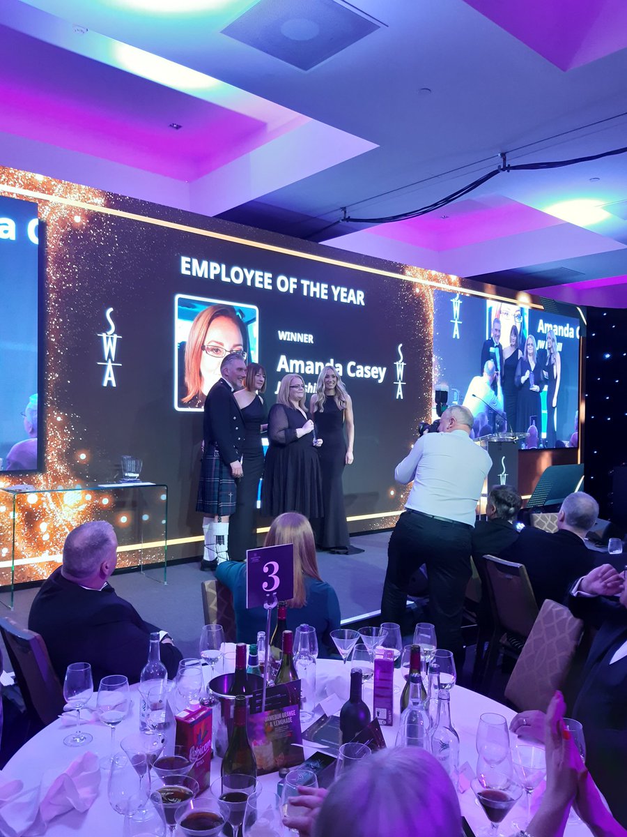 JW Filshill (@jwfilshill) on Twitter photo 2nd award of the night! Well done to Amanda Casey our Health & Safety Manager for winning Employee of the Year. We are so proud of you 👏
<a href="/ScotWholesale/">Scottish Wholesale Association</a> #SWAwards 2nd award of the night! Well done to Amanda Casey our Health & Safety Manager for winning Employee of the Year. We are so proud of you 👏
<a href="/ScotWholesale/">Scottish Wholesale Association</a> #SWAwards