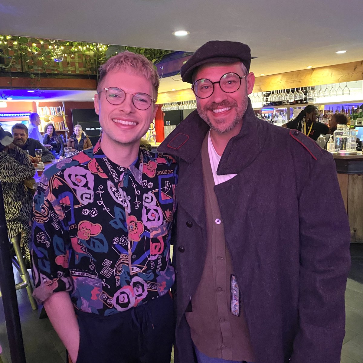 The gorgeous <a href="/willyoung/">Will Young</a> came to see ma show.., I cannot 😭❤️
