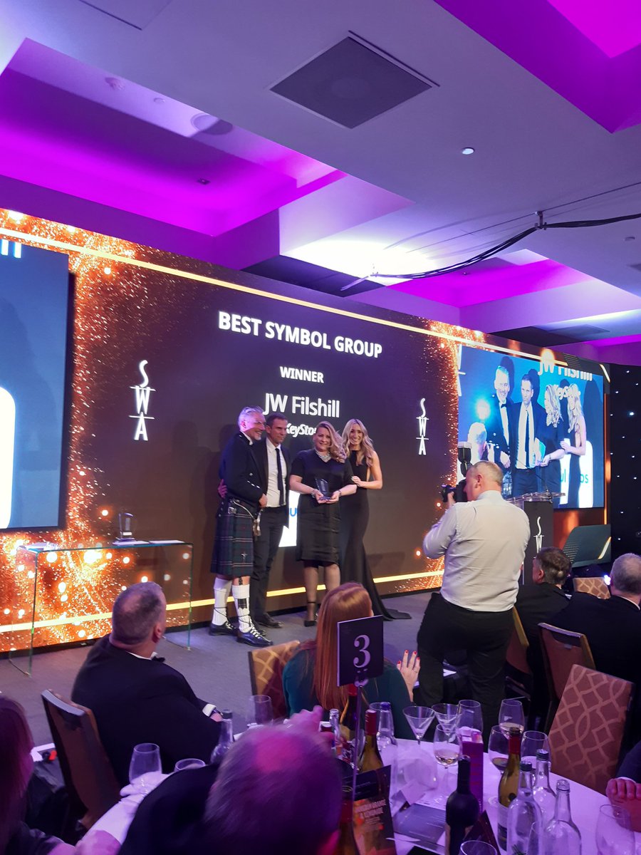3rd award of the night. Best Symbol group for our <a href="/KeyStores/">KeyStores</a> facia. Thank you to all our KeyStore retailers. We could not win this without your support. 

<a href="/ScotWholesale/">Scottish Wholesale Association</a> #SWAwards