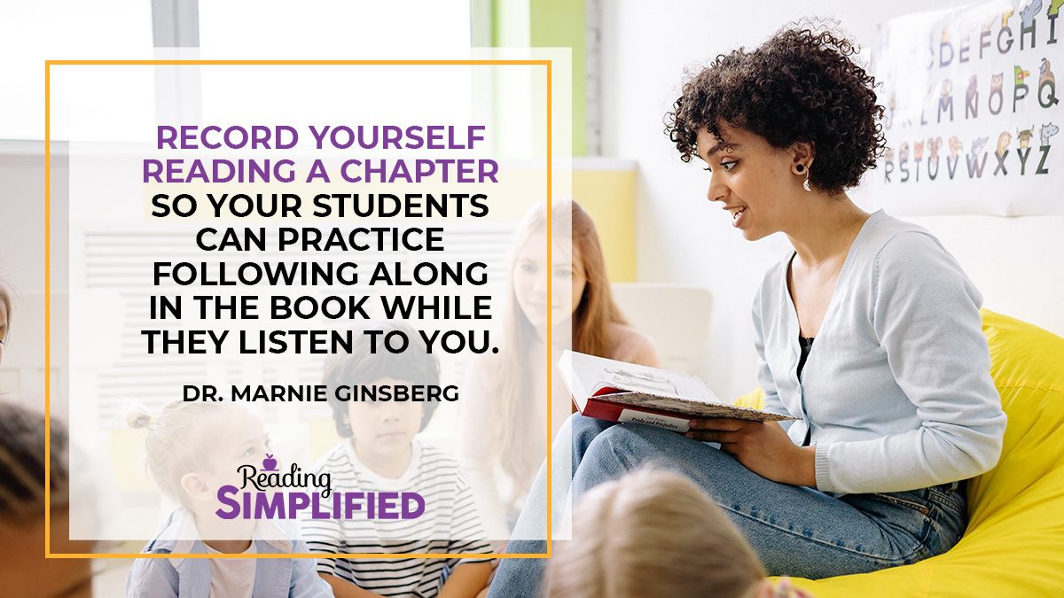 ReadSimplified's tweet image. Use voice memos to your advantage! You can record yourself reading the chapters so that students are able to practice following along with the text. You could also encourage students to send a memo of their &quot;mastered&quot; text from re-reading.
 
#readingsimplified #literacymatters