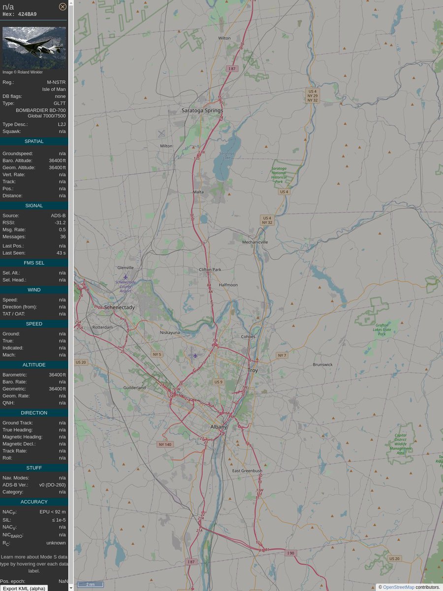 AboveHalfmoon's tweet image. #PlaneAlert ICAO: #424BA9 Tail: #MNSTR 
Owner: #LSAircraftLimited
Aircraft: #Bombardier Global 7500
2022/02/10 17:59:56
#GL7T #Civ #Monster #BigAngryAnimal #VanityPlate 
globe.adsbexchange.com/?icao=424BA9&amp;amp;s…