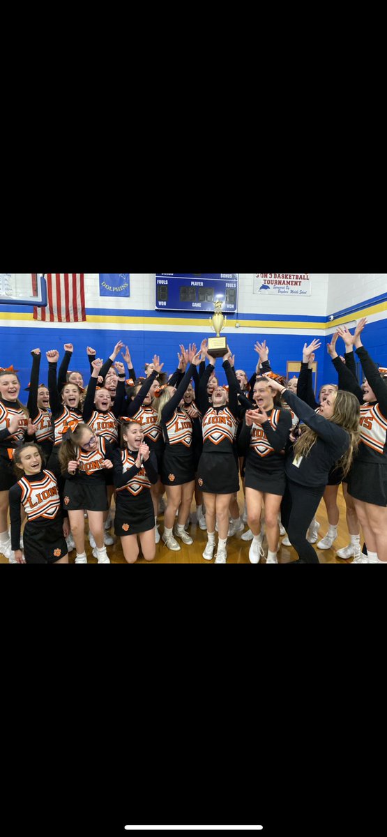 SOOOO proud to announce that our Thorne cheer team took first place in the first ever all star conference competition. Girls- I feel so lucky to have been your coach, and I am BEYOND proud of you 🧡🖤🦁 #MTPSPride