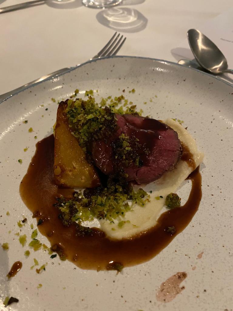 traynor_s's tweet photo. Celebrating  #NAW2022  with #TheCrescentSpaHotelBuxton wonderful meal cooked by the apprentices and tour of spa. @BuxtonLeek  fantastic night with parents, teachers and employees in the blue room. https://t.co/FfhETczPiP