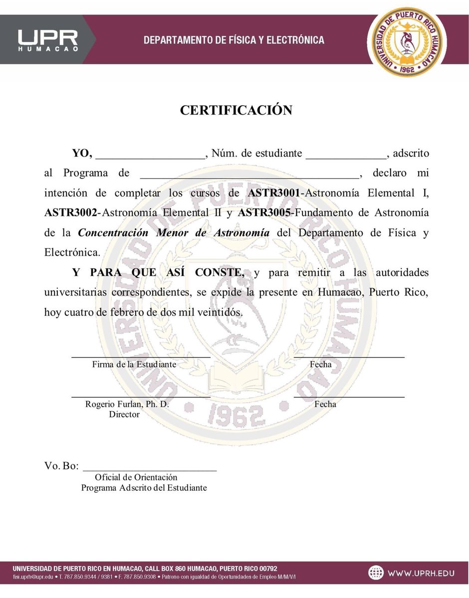 Observatorio Astronómico UPR Humacao tweet media