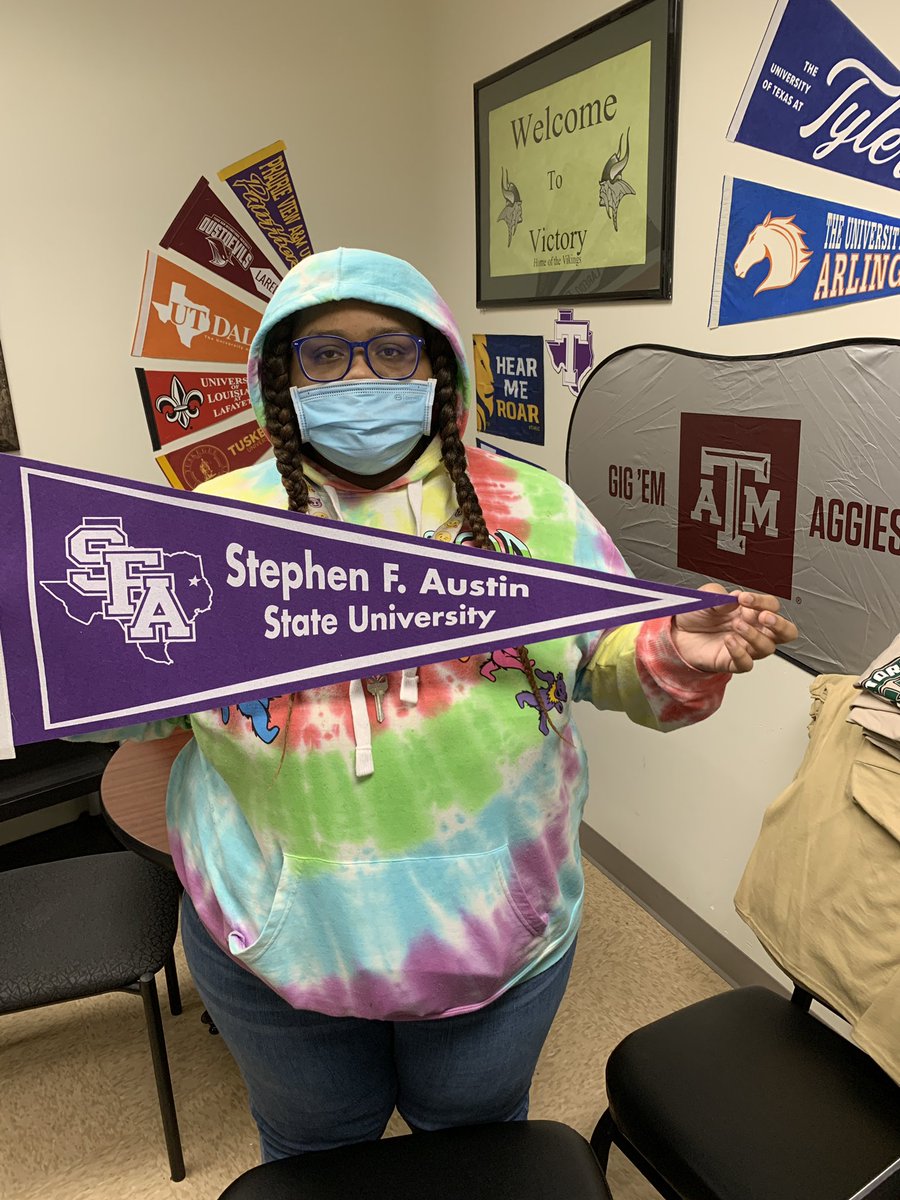 Victory Go Center (@vicgocente_aisd) on Twitter photo Super job Ke’Neisha! We are so proud of you on your acceptance into Stephen F. Austin University! Axe’em, Jacks!!!! <a href="/VictoryECHS/">VictoryECHS</a> <a href="/Counseling_AISD/">Aldine Counseling</a> #Aldine2College Super job Ke’Neisha! We are so proud of you on your acceptance into Stephen F. Austin University! Axe’em, Jacks!!!! <a href="/VictoryECHS/">VictoryECHS</a> <a href="/Counseling_AISD/">Aldine Counseling</a> #Aldine2College