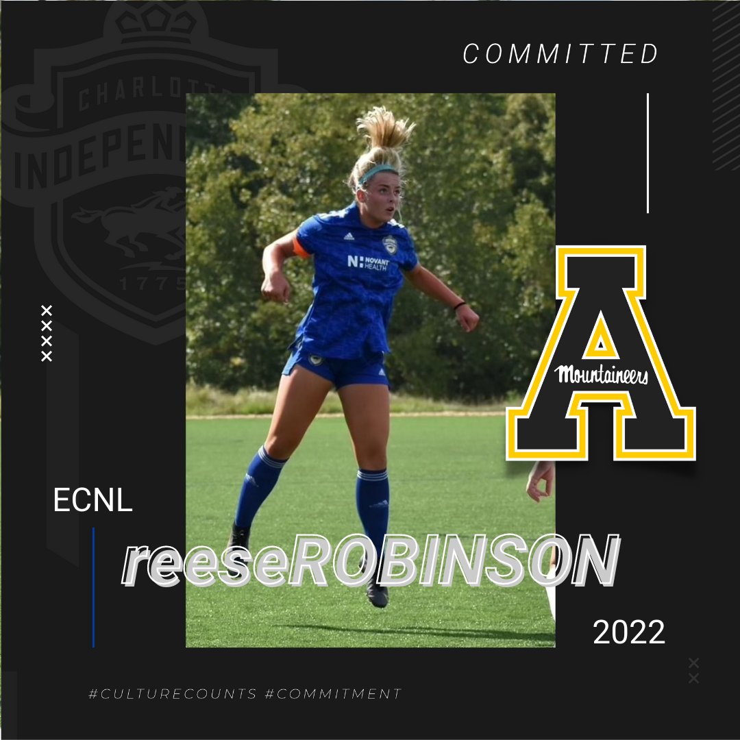 independence_sc's tweet photo. Congratulations to Reese Robinson from Charlotte Independence Soccer Club on committing to play for Appalachian State Women’s Soccer!

Way to go, Reese!👏

#TheIndependenceWay #commitment
@appstatewsoccer https://t.co/4fKzypbJ7X