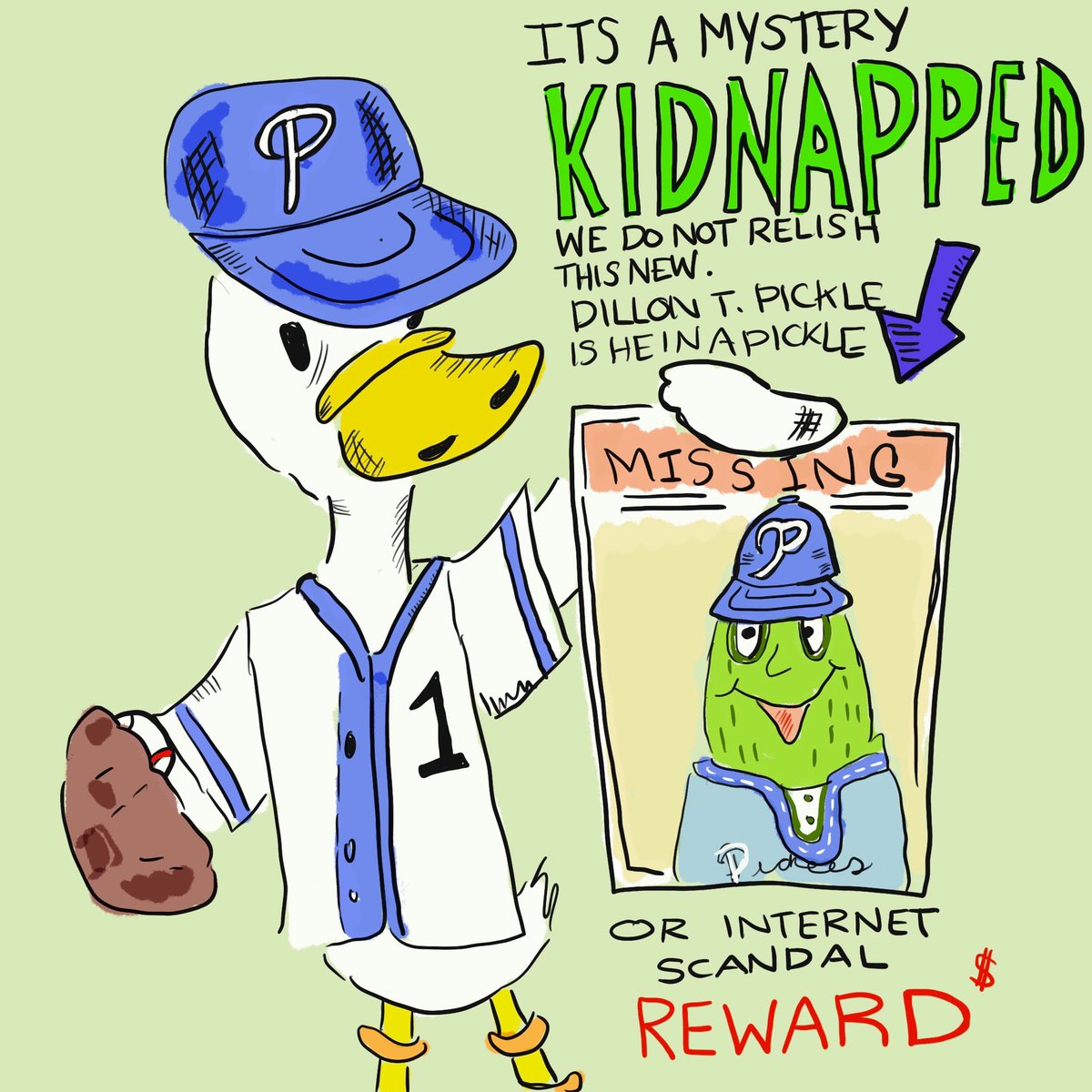 OH LOOK REWARD for finding Dillon #kidnapped #InAPickle #PickleProblem Wanted #Portland