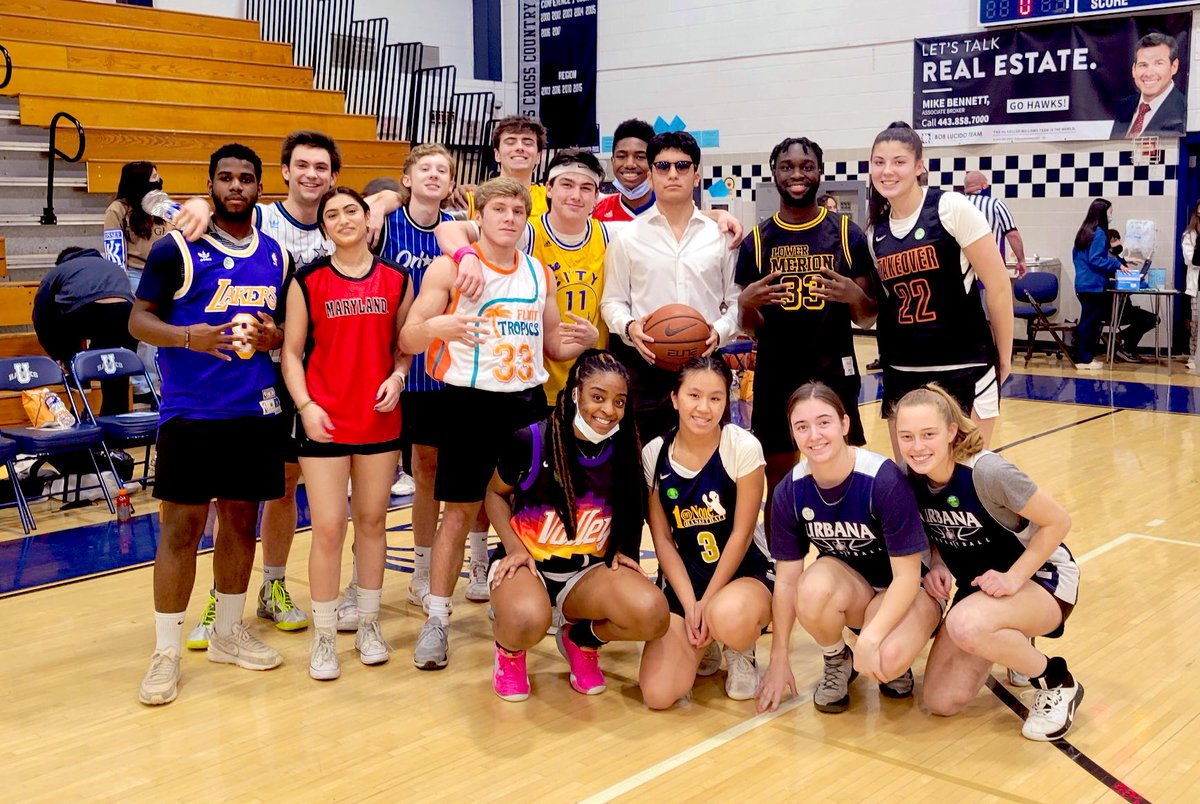 UHS_FCPS's tweet photo. We’ve got two incredible teams ready to battle in our 3rd Annual Seniors vs. Staff Basketball Game to benefit the Aiden Matthew Ripple Effect Foundation and mental health awareness. #hawkpride https://t.co/4z1FbsO4h3