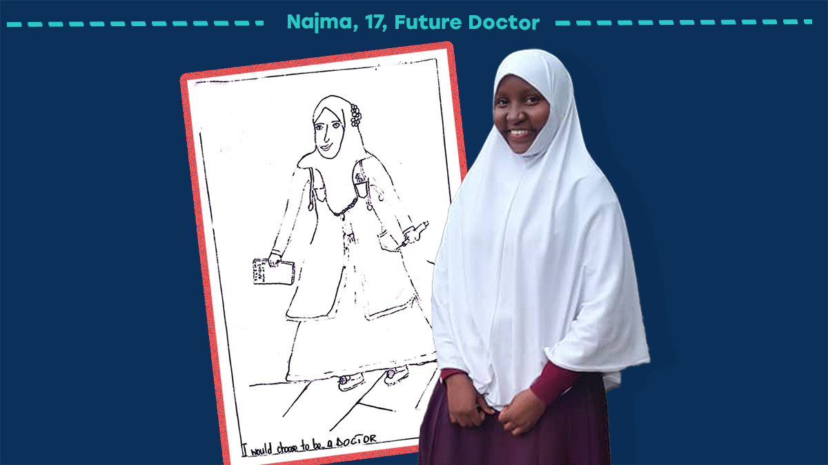 Seventeen-year-old Najma wants to be a doctor. And with the support of her feminist mentors at our partner <a href="/GlamiTanzania/">GLAMI Tanzania</a>, she's working toward that goal. 

Today is International Day of Women and Girls in Science! Do you have #STEM career dreams, too? Tell us! 🔬🧪🥼