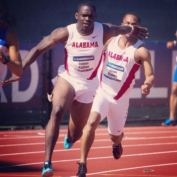 RandomBama's tweet image. Diondre Batson
Alabama Men's Track &amp;amp; Field
2013-2014