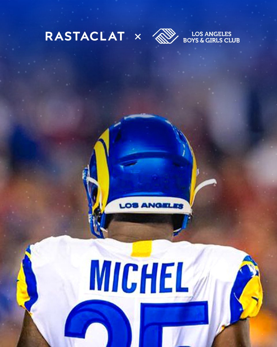 We’re partnering with Rams Running Back <a href="/Flyguy2stackz/">Sony Michel</a> and will be turning his Super Bowl game worn laces into bracelets to be auctioned off in support of the Los Angeles Boys &amp; Girls Club.

Learn More🏈:rastacl.at/sony-michel-la…