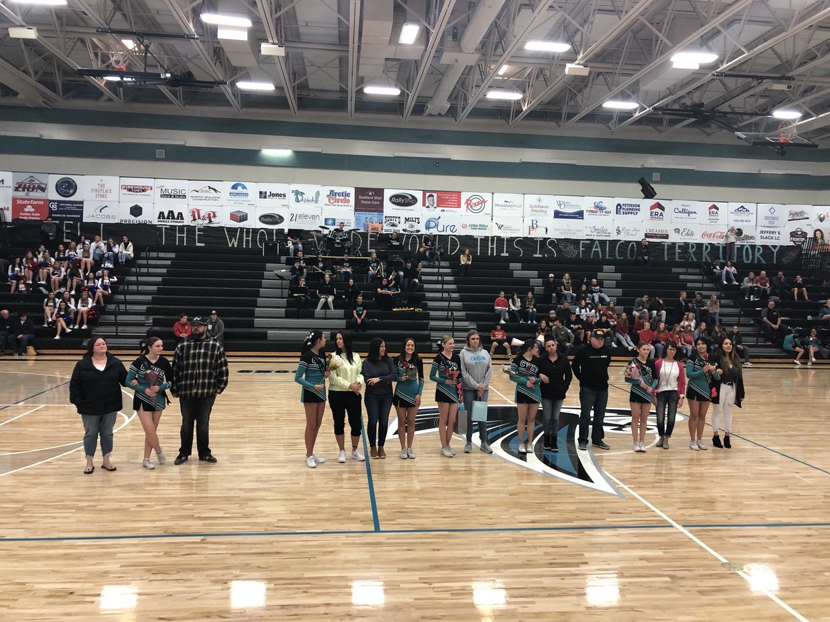 Big shout out to our senior cheer, drill, and basketball athletes on senior night. You ladies are amazing!!