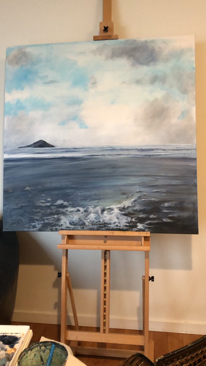 SunFish_3's tweet photo. @StuntmanStu Working on a new painting … my first visit to Tofino  BC https://t.co/k9ZWZyJVLt