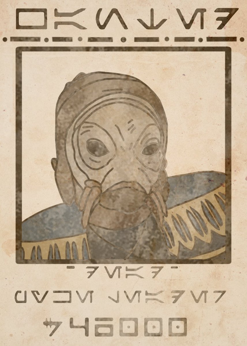 miny_boy's tweet photo. Wanted by Lord Fett, the leader of the local Pyke Syndicate. He has brought spice to Tatooine in a greate waves and it is killing off the innocent civilians in the process. Hunt him and his allies down and kill him.
#TheBookOfBobaFett #StarWars #DisneyPlus #fanart https://t.co/CSPMoGQnAa