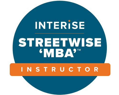 davidedgertonjr's tweet photo. I'm honored and proud to display my instructor badge for the Interise Streetwise MBA program. Since 2017 I've led 4 cohorts of minority business owners through this curriculum.  #interisestrong #businessowners #instructor #coach #interise https://t.co/95m7OIi08m