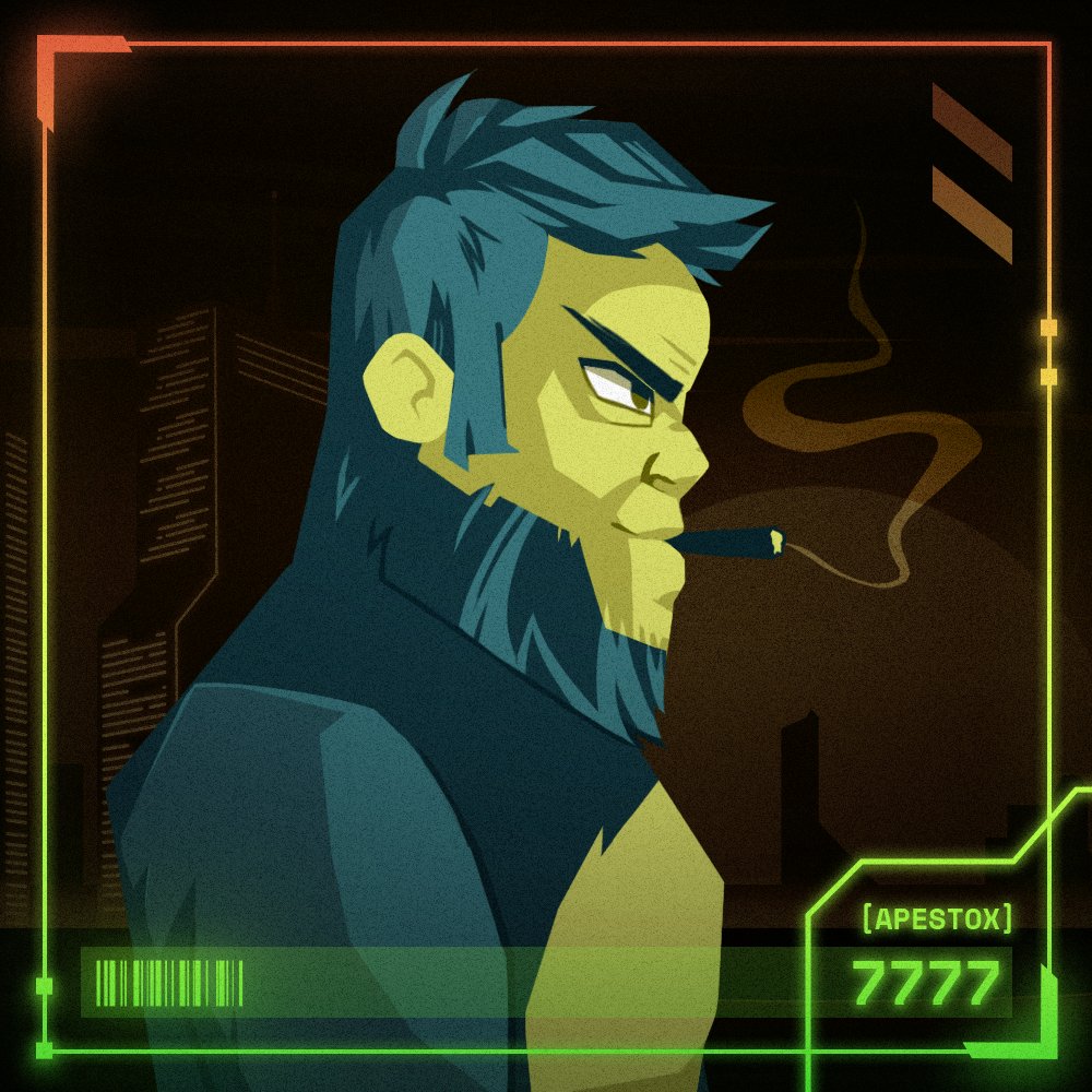 Christmas came early... 6 days ahead of schedule! #roadmap Here's a sneak peak of Che, the ApeStox mascot and first brand asset that will be sold as an NFT! 

RT and comment DONE in our discord to qualify for WL 🚀 

5 SPOTS HANDED OUT TONIGHT 💎 #NFTs #NFTdrop #nftart #startup